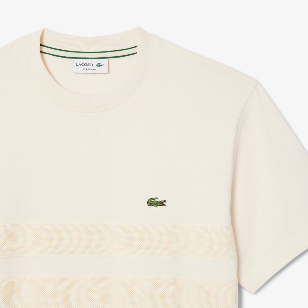 Heavy Jersey Mesh Band T-shirt - TH9769