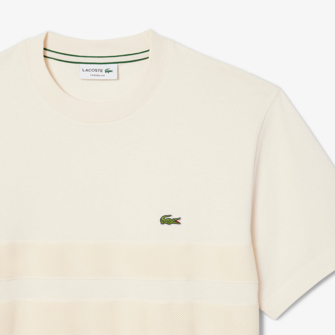 Heavy Jersey Mesh Band T-shirt - TH9769