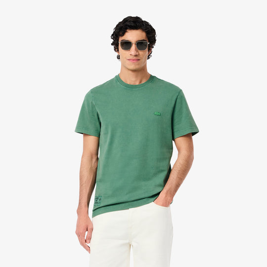 Washed Effect Heavy Jersey T-shirt - TH9894