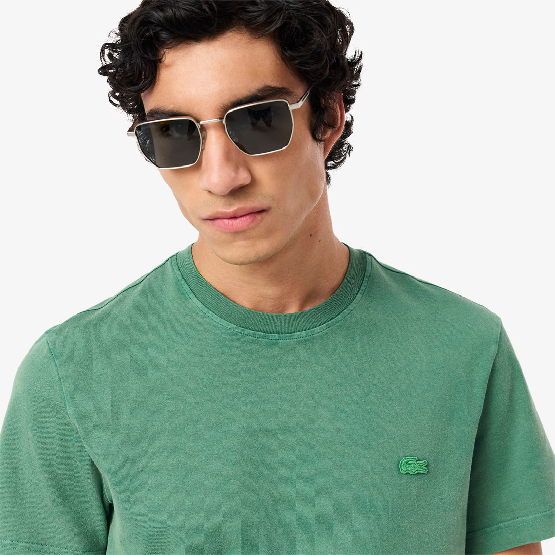 Washed Effect Heavy Jersey T-shirt - TH9894
