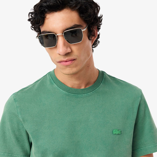 Washed Effect Heavy Jersey T-shirt - TH9894