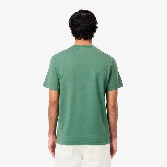 Washed Effect Heavy Jersey T-shirt - TH9894