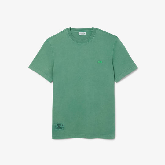 Washed Effect Heavy Jersey T-shirt - TH9894