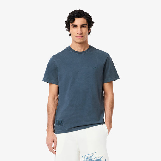 Washed Effect Heavy Jersey T-shirt - TH9894