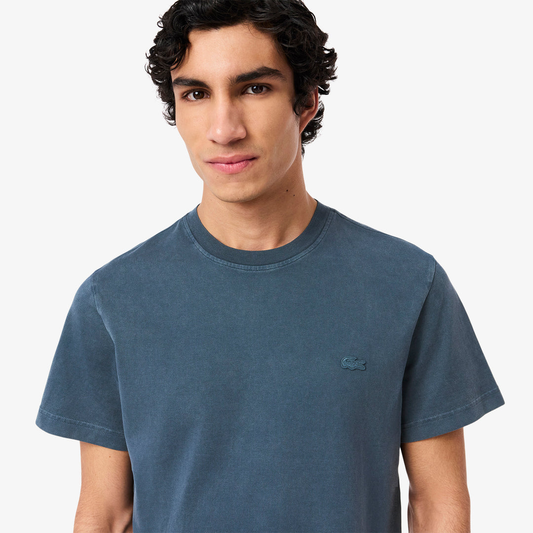 Washed Effect Heavy Jersey T-shirt - TH9894