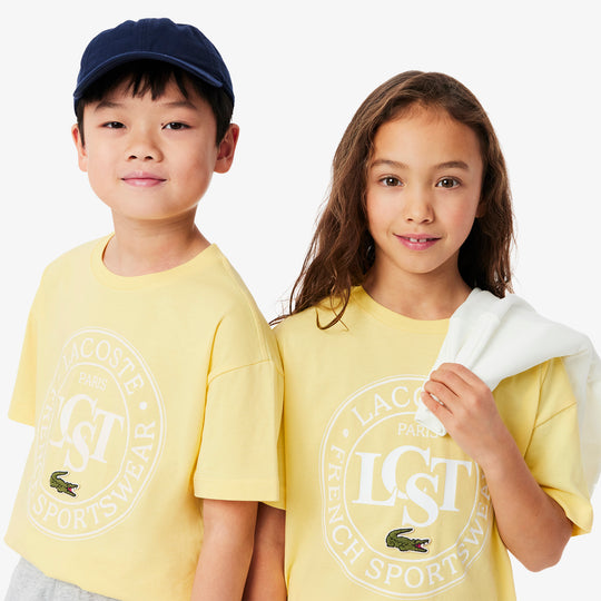 Contrast Badge Cotton T-shirt - TJ2463