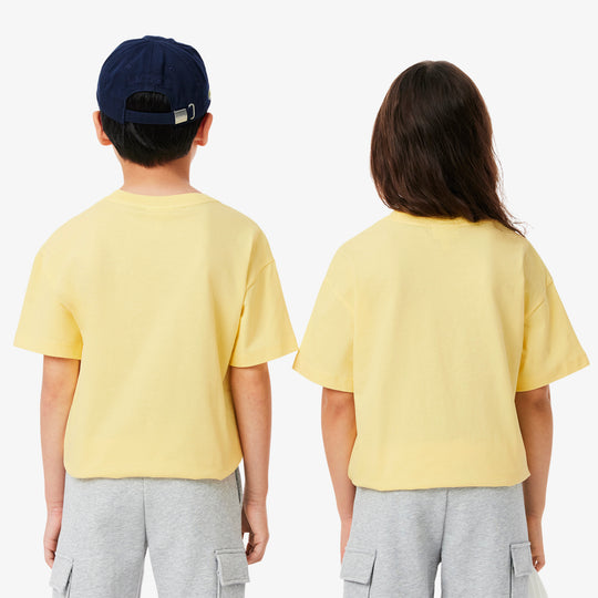 Contrast Badge Cotton T-shirt - TJ2463