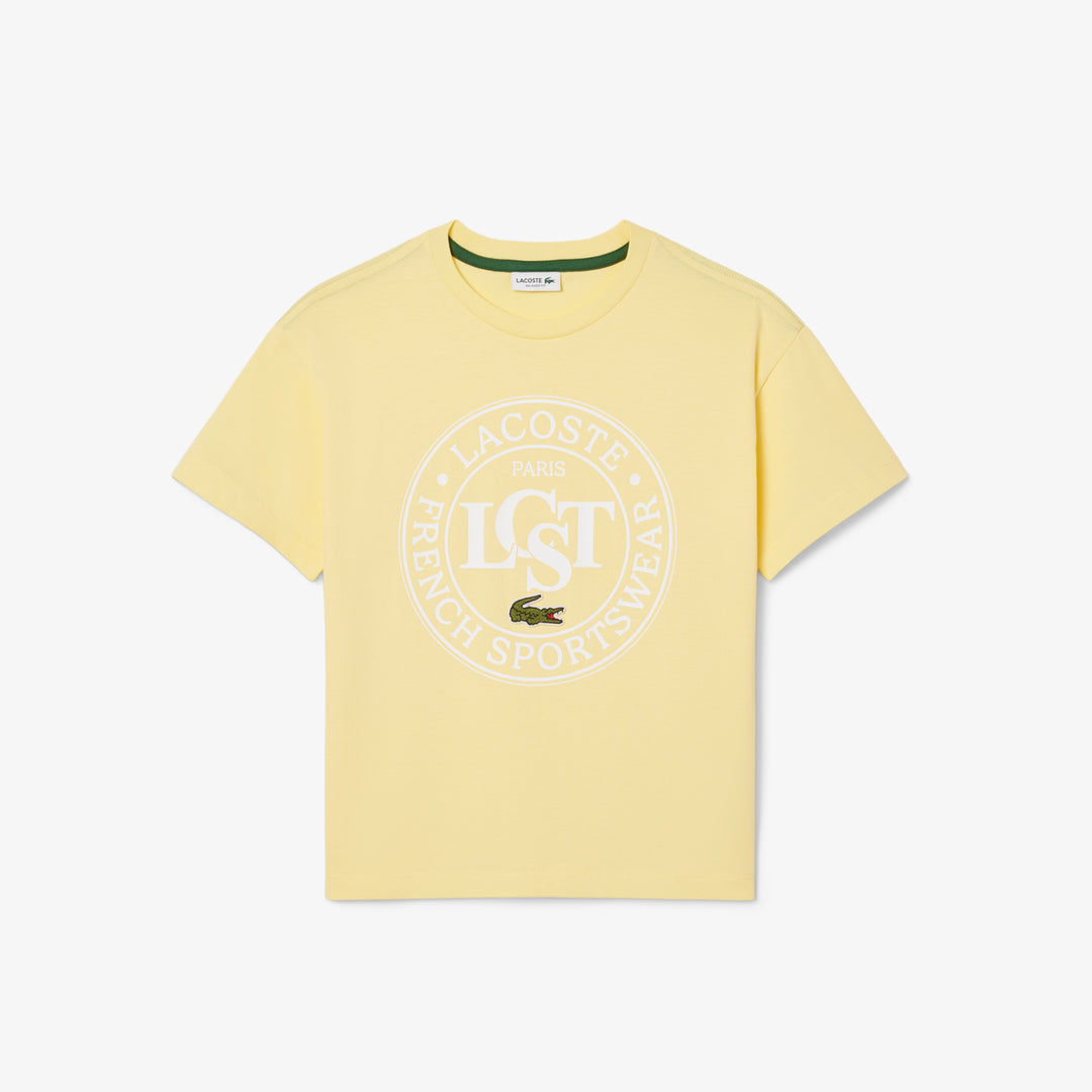 Contrast Badge Cotton T-shirt - TJ2463