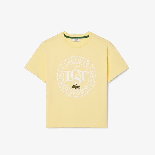 Contrast Badge Cotton T-shirt - TJ2463