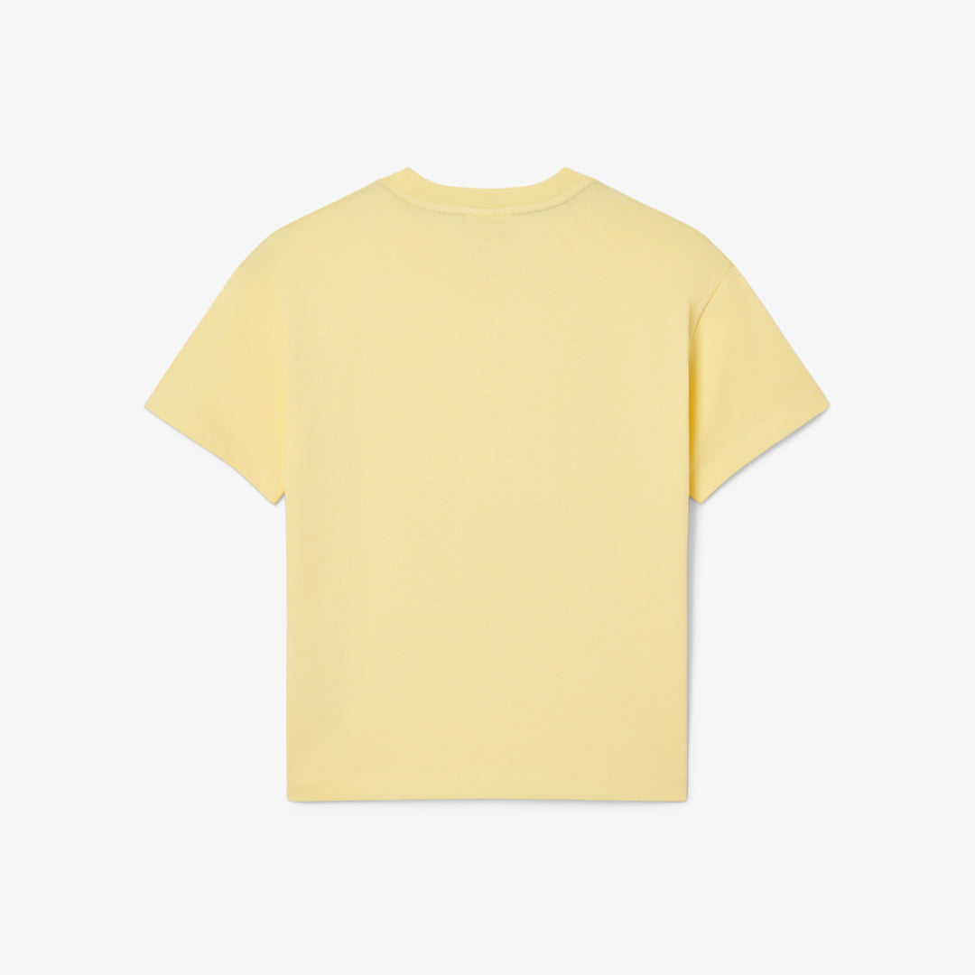 Contrast Badge Cotton T-shirt - TJ2463