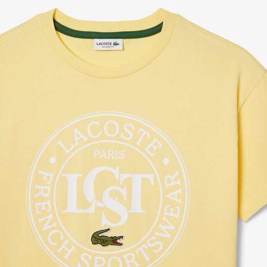 Contrast Badge Cotton T-shirt - TJ2463
