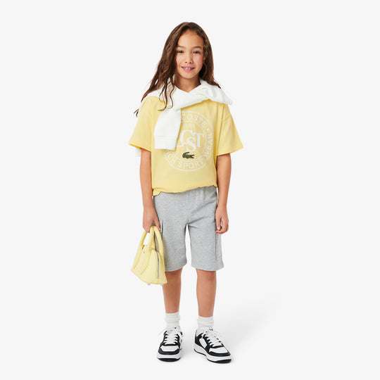 Contrast Badge Cotton T-shirt - TJ2463