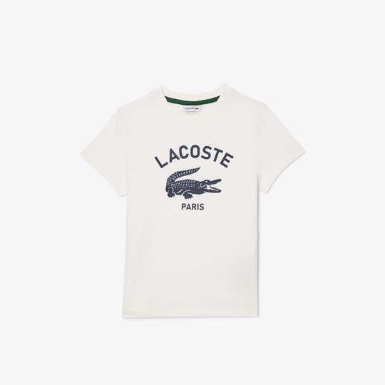 Signature Print Cotton T-shirt - TJ3003 - MYHOLDAL LEBANON