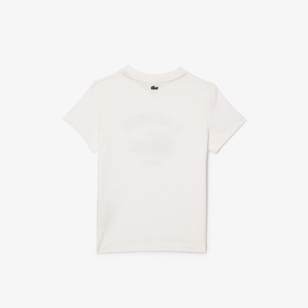 Signature Print Cotton T-shirt - TJ3003 - MYHOLDAL LEBANON