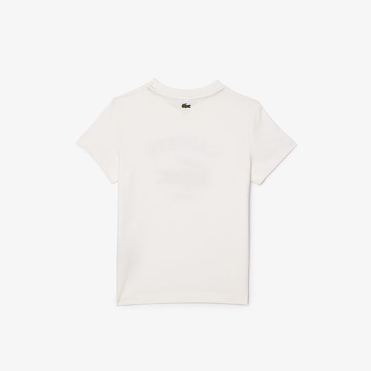 Signature Print Cotton T-shirt - TJ3003 - MYHOLDAL LEBANON