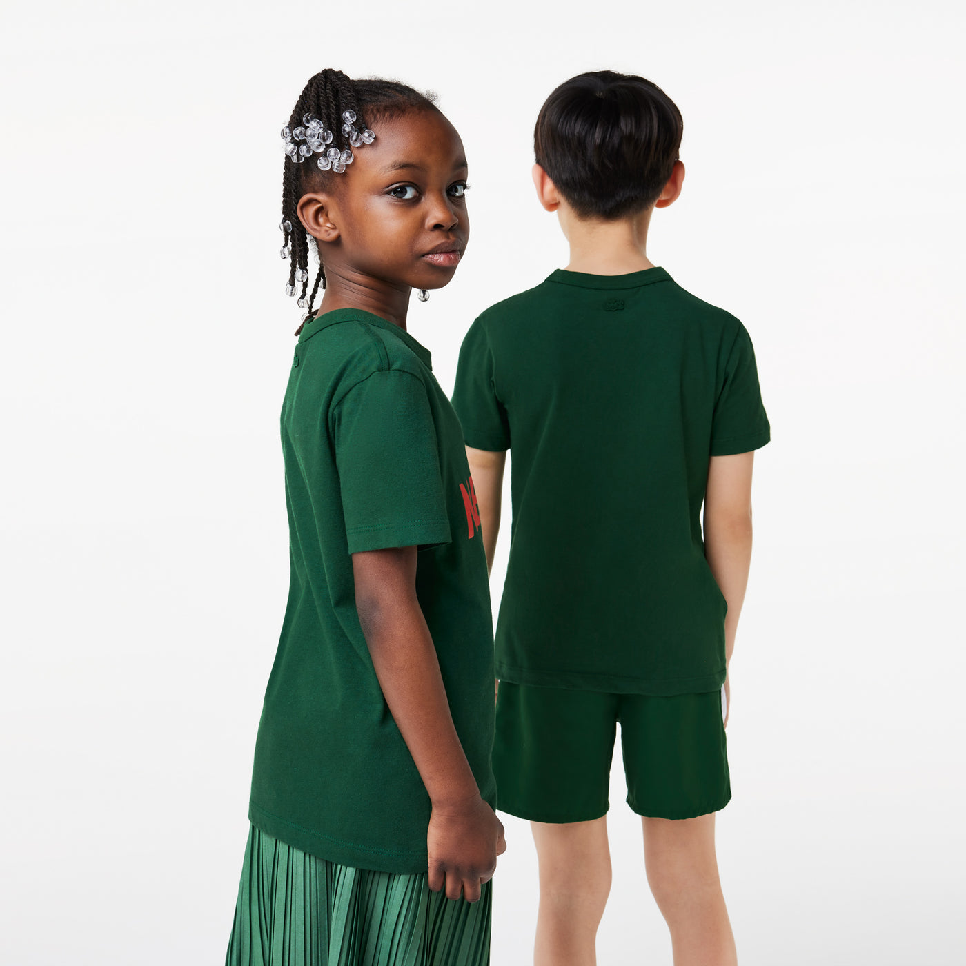 Kids’ Lacoste x Netflix Organic Cotton Print T-shirt - TJ5543