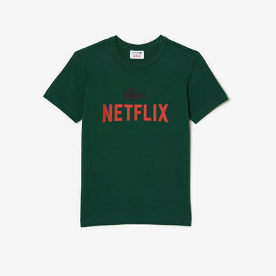 Kids’ Lacoste x Netflix Organic Cotton Print T-shirt - TJ5543