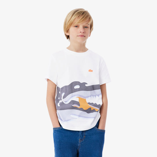 Croc Print Cotton T-shirt - TJ6920