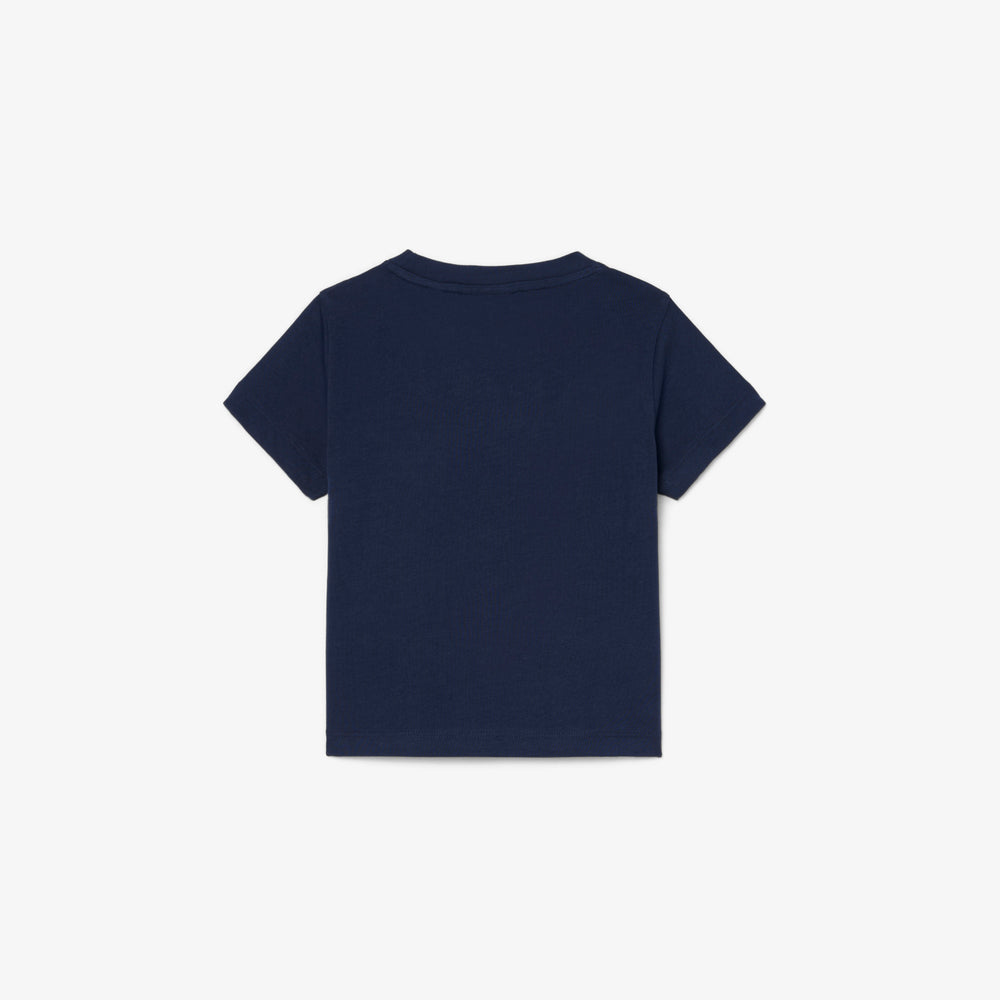 Crocodile Print Cotton T-shirt - TJ6943