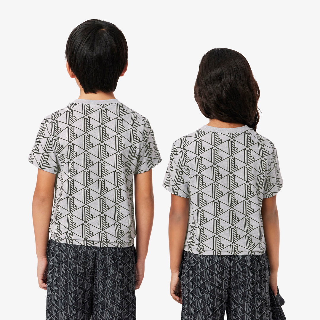 Monogram Print Cotton T-shirt - TJ8411