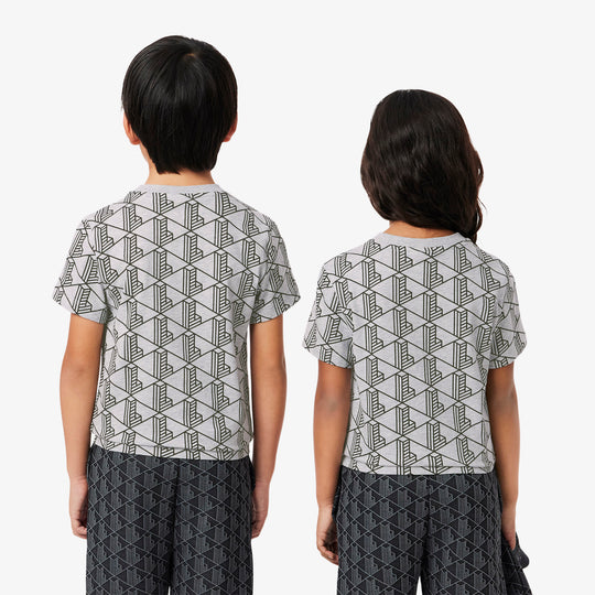 Monogram Print Cotton T-shirt - TJ8411