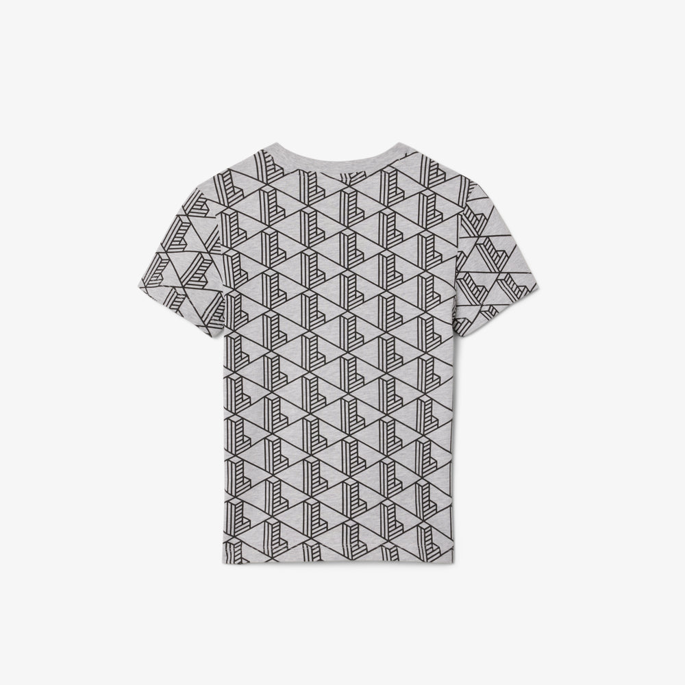 Monogram Print Cotton T-shirt - TJ8411