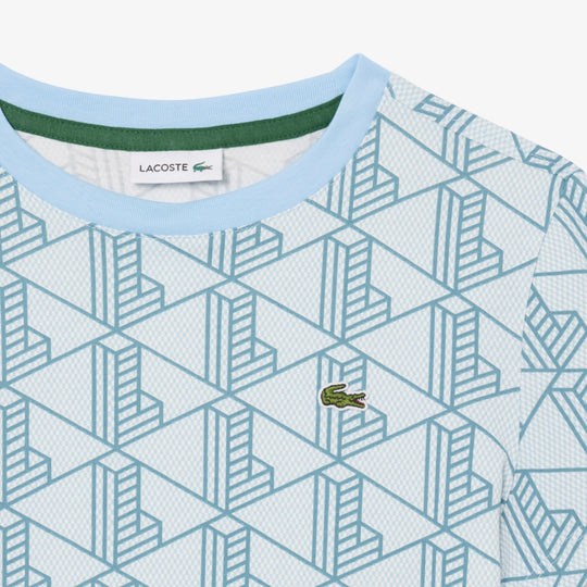 Monogram Print Cotton T-shirt - TJ8411