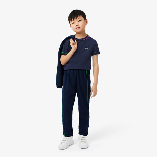 Contrast Trim Cotton T-shirt - TJ8431