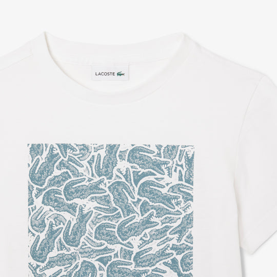 Print Cotton T-shirt - TJ8457