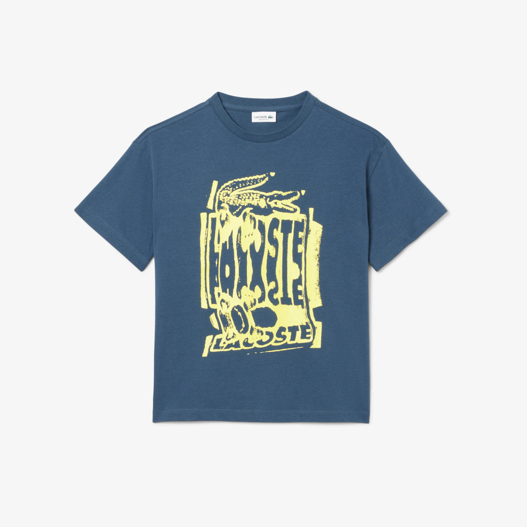 Print Cotton T-shirt - TJ8465