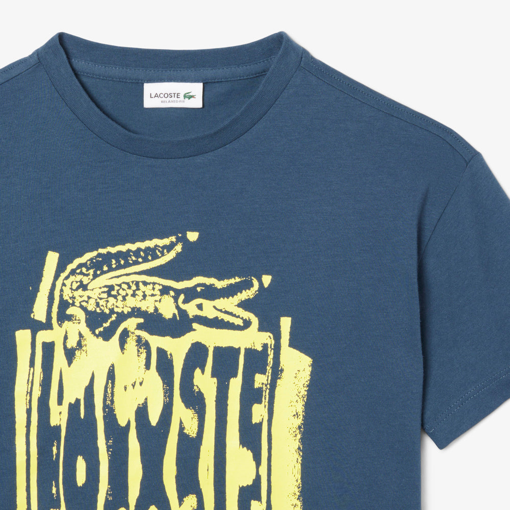 Print Cotton T-shirt - TJ8465