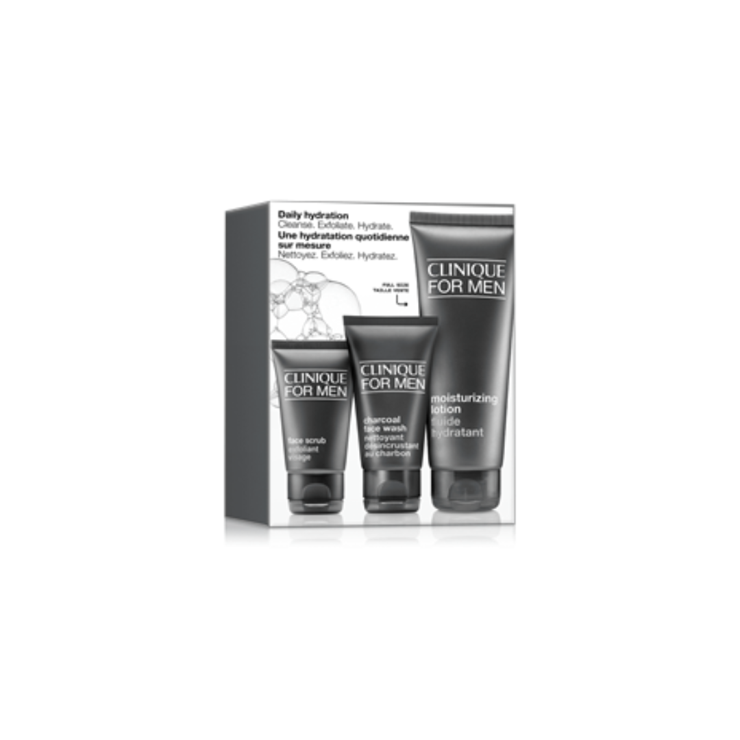 Daily Hydration: Cleanse Exfoliate Hydrate Set - MYHOLDAL LEBANON