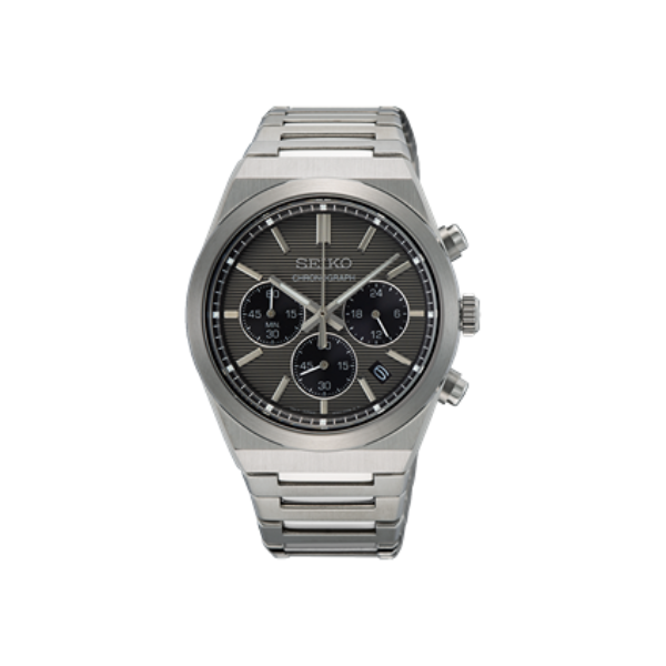 CHRONOGRAPH GREY DIAL SILVER STEEL 40MM- SSB455P1
