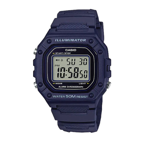 CASIO DIGITAL UNISEX WATCH W-218H-2AVDF
