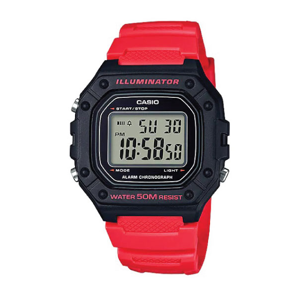 CASIO DIGITAL UNISEX WATCH W-218H-4BVDF