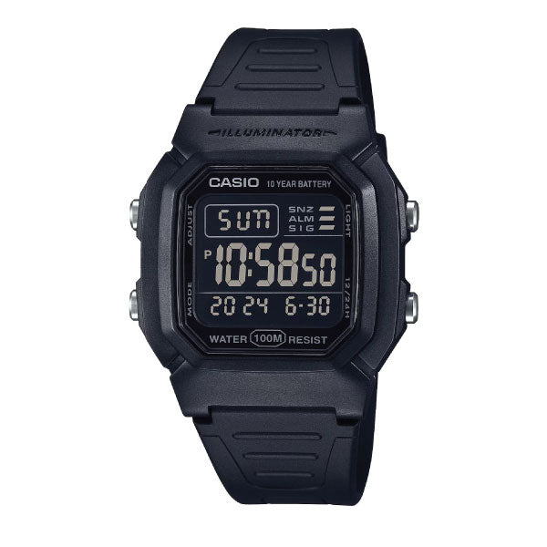 CASIO DIGITAL UNISEX WATCH W-800H-1BVDF