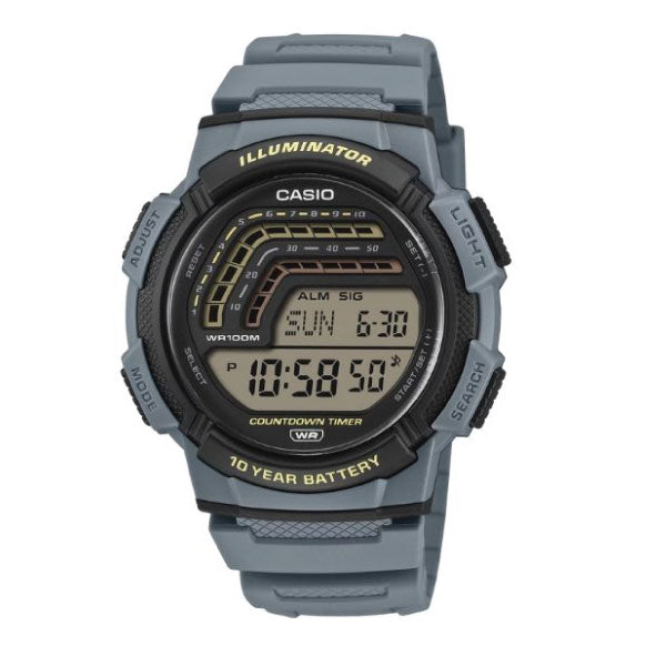 CASIO DIGITAL MEN WATCH WS-1800-2AVDF