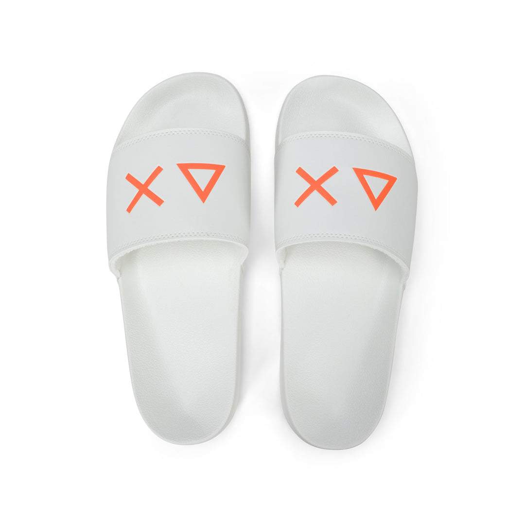 White PU slides