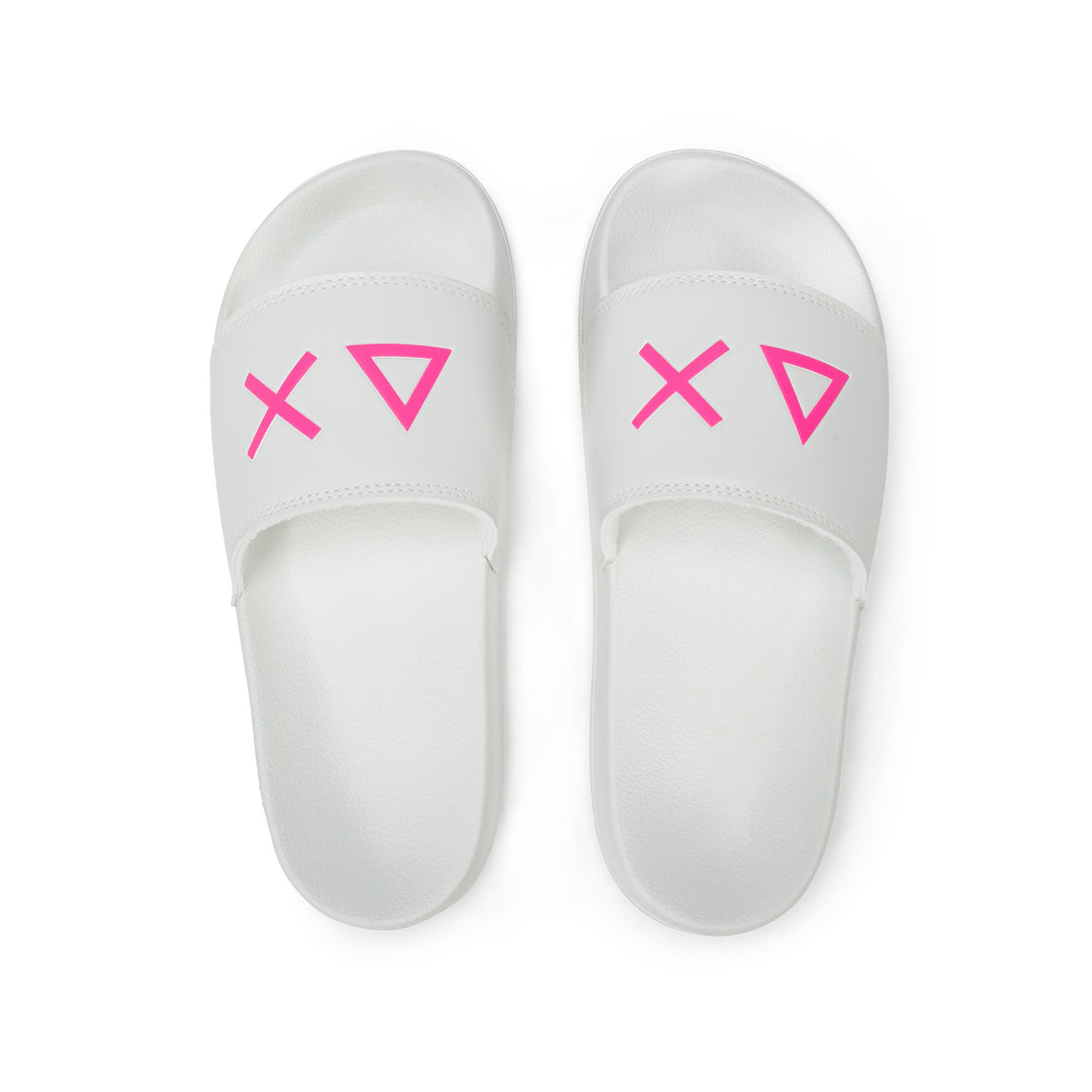 White PU slides