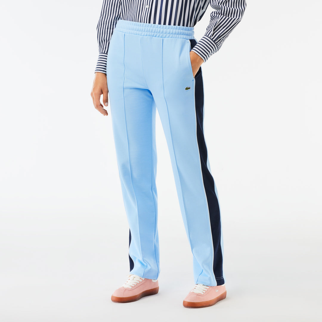 Colourblock Interlock Cotton Track Pants - XF1651