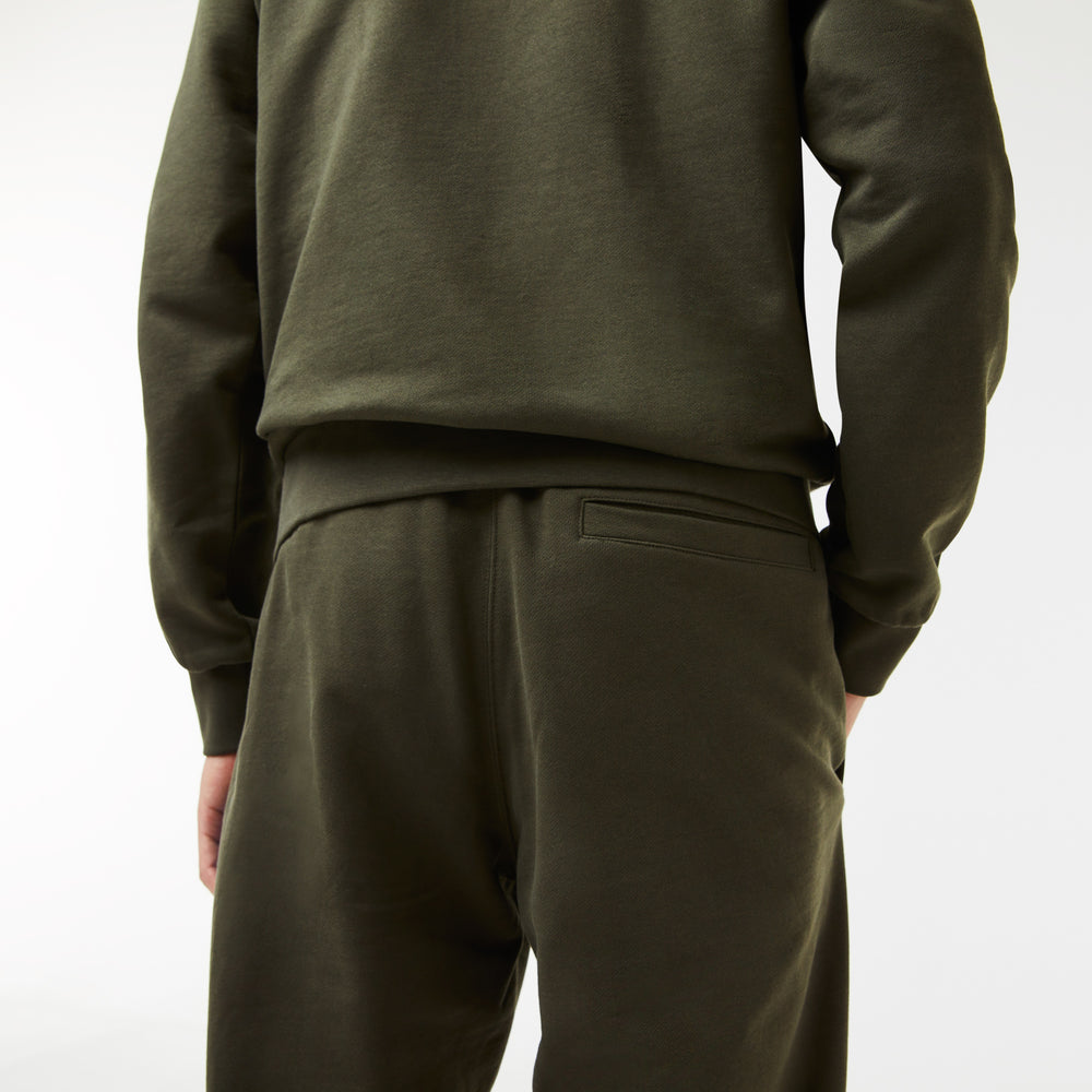 Men's Contrast Lettering Cotton Trackpants