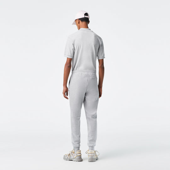 Men’S Slim Fit Heathered Cotton Blend Tracksuit Trousers - Xh1776
