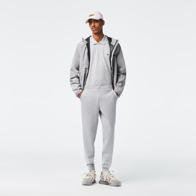 Men’s Slim Fit Heathered Cotton Blend Tracksuit Trousers - XH1776