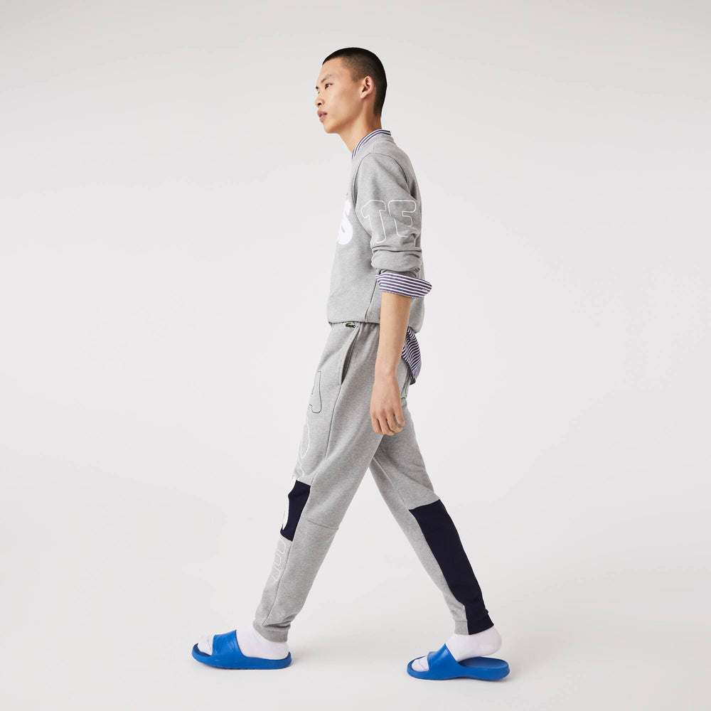 Men's Heritage Destructured Branding Cotton Fleece Joggers