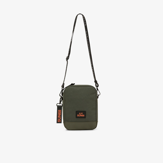 Dark military green nylon Everyday crossbody bag