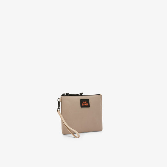 Sand brown nylon Everyday pouch