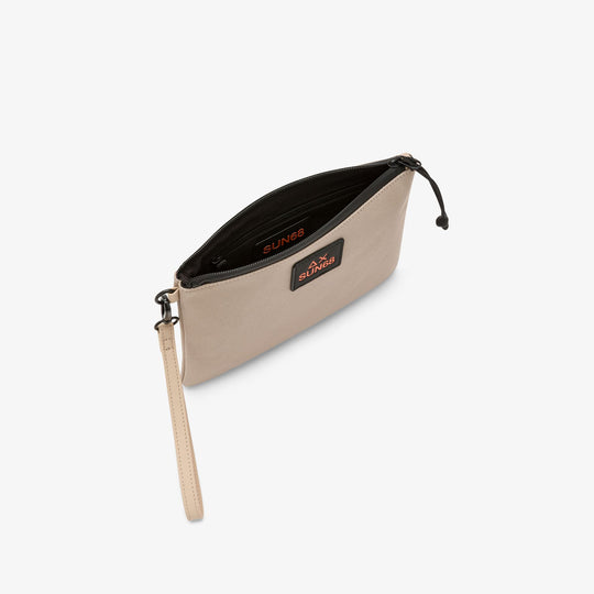 Sand brown nylon Everyday pouch