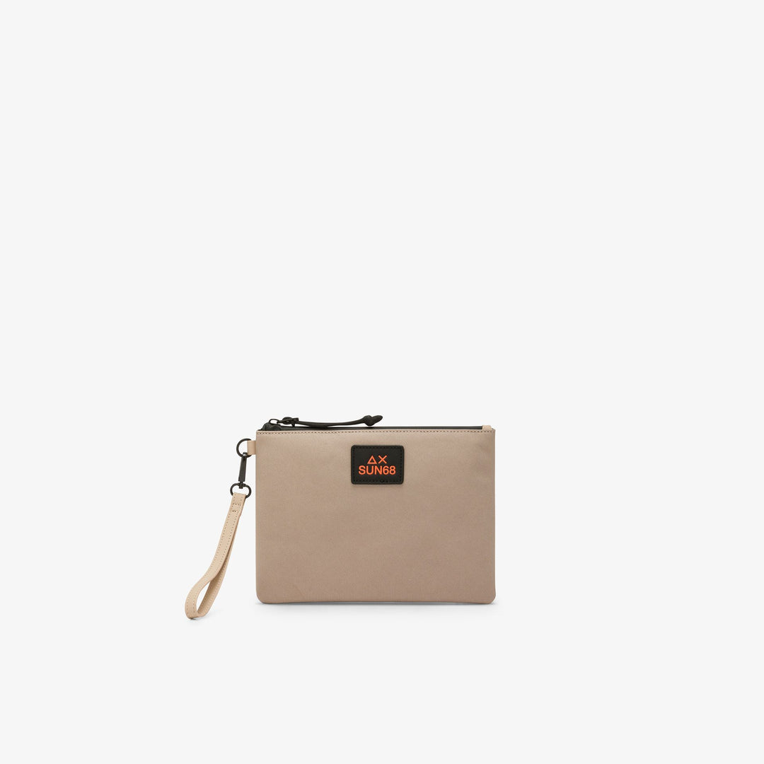 Sand brown nylon Everyday pouch