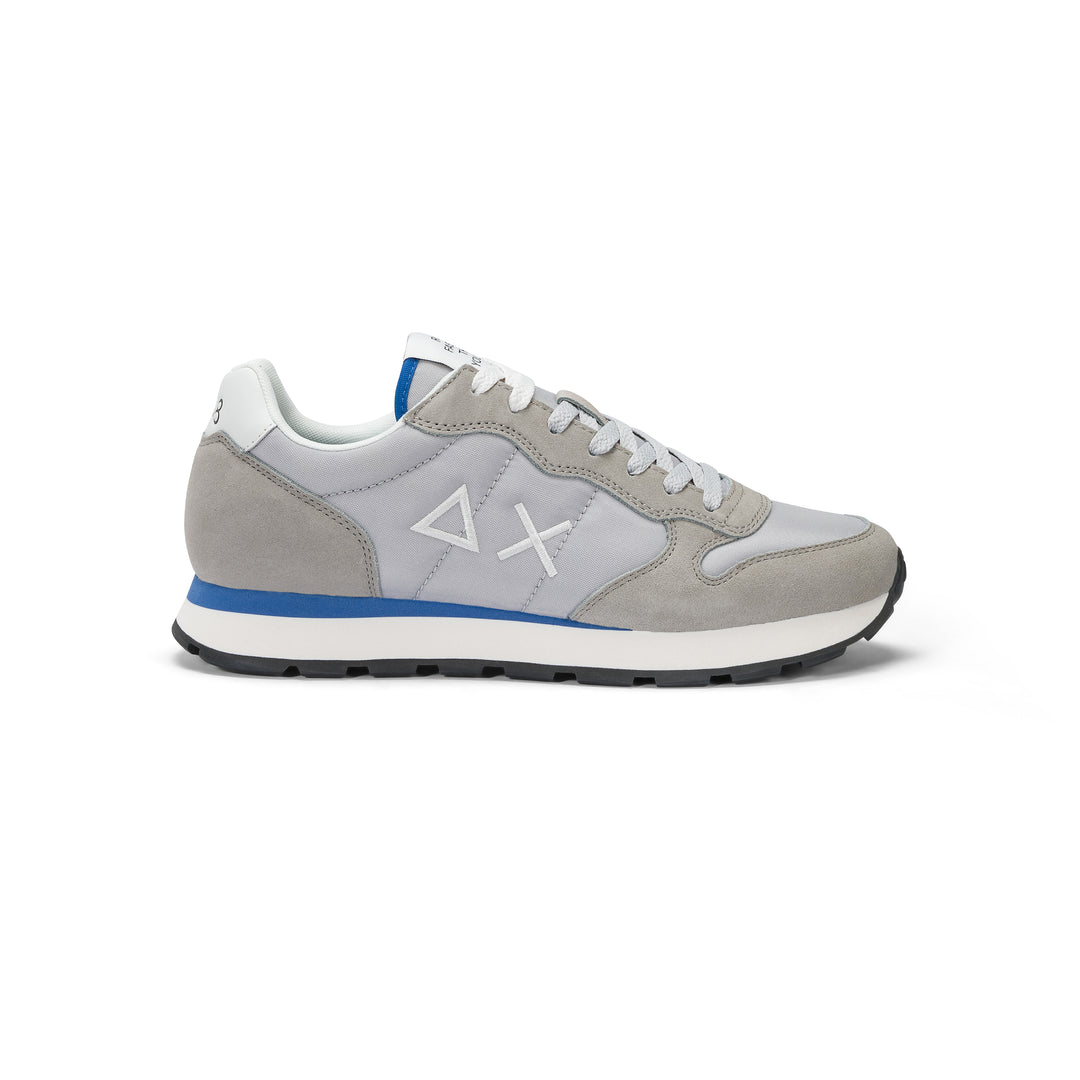 SUN68 TOM SOLID LIGHT GREY SNEAKERS FOR MEN