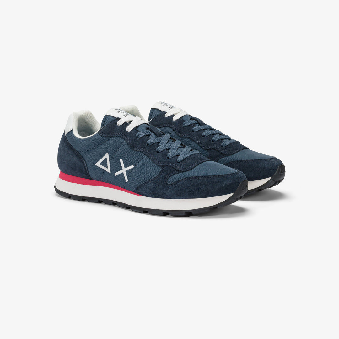 SUN68 TOM SOLID NAVY BLUE SNEAKERS FOR MEN - MYHOLDAL LEBANON